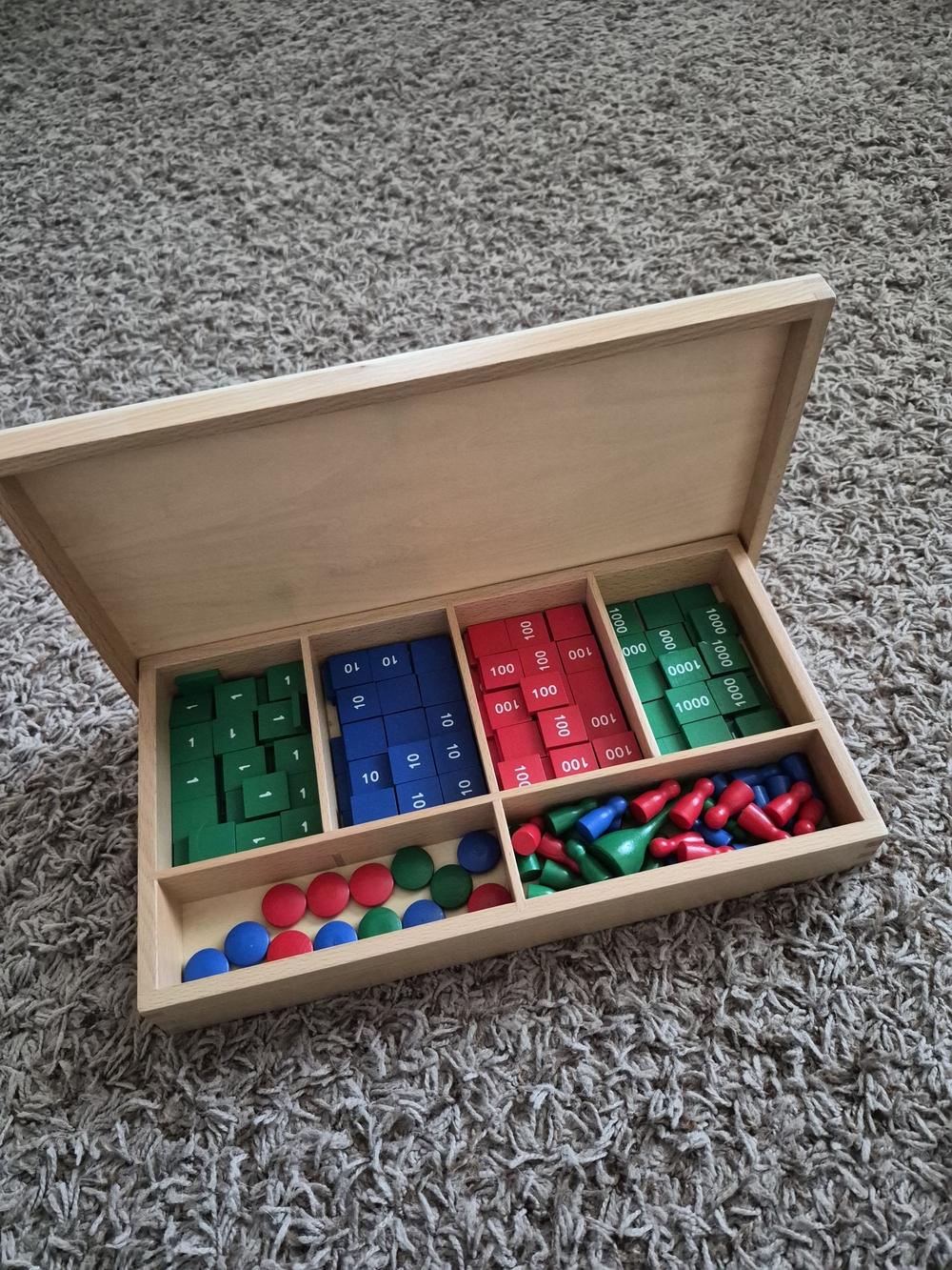 Wooden Montessori Stamp Game Set - Picture 3 of 4